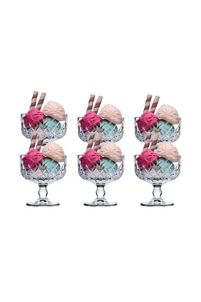 Paşabahçe Timeless 6-Piece Ice Cream Rack 250 Cc