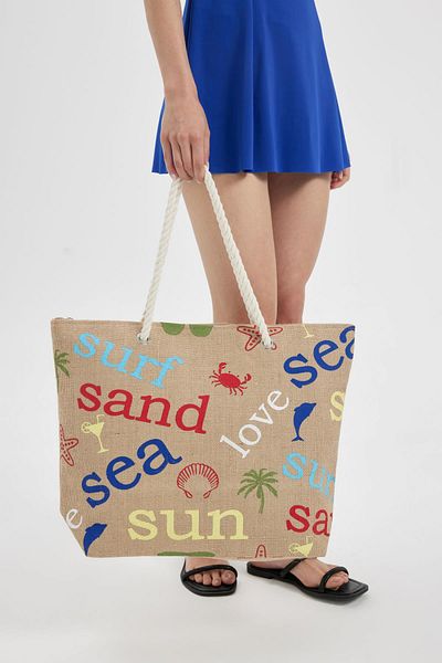DeFacto Strohhandtasche für Damen - B9065AXNS