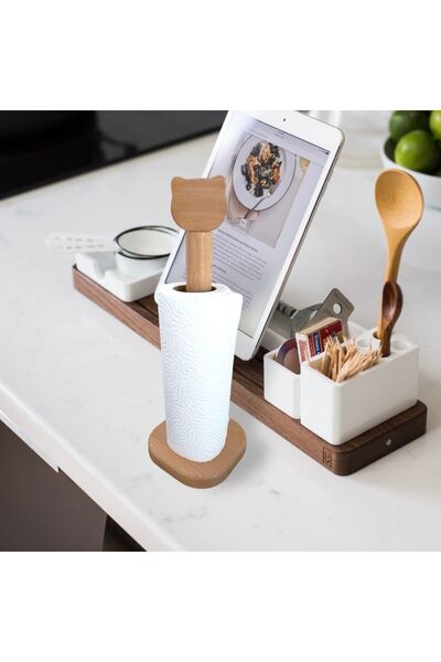 afralya home дерев'яний паперовий рушникосушка, декоративний фігурний кухонни...