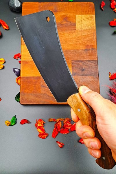 Castle Swencraft Stainless Steel Cleaver Kitchen Meat Bone Cleaver Handmade Cleaver with Sharpening Gift!