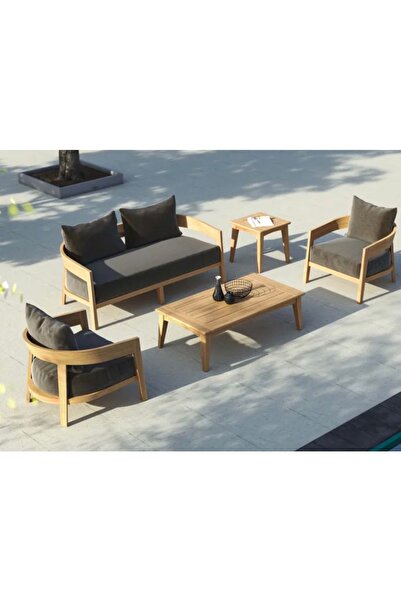 Latanwood Carmen Lüks Ahşap Bahçe Oturma Grubu