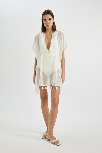 DeFacto Z9958AZ24SM Modell Chiffon-Kimono - Verliebe dich