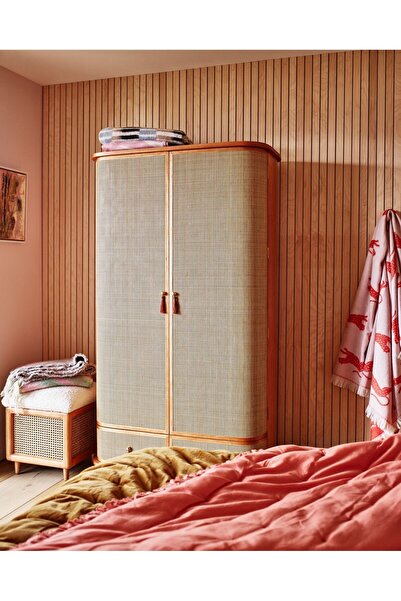 Latanwood Francesco Hazeranlı Ahşap Gardırop