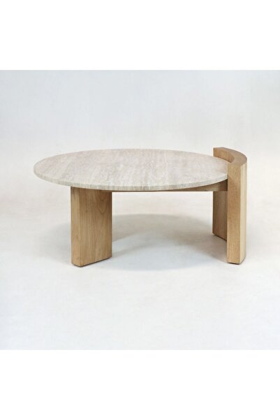 Latanwood Mellix Granit Mermer & Ahşap Orta Sehpa