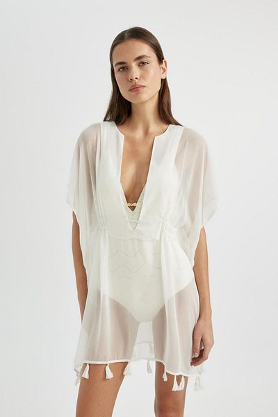 DeFacto Z9958AZ24SM Modell Chiffon-Kimono - Verliebe dich