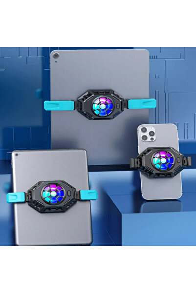 Protonust Cep telefonu Tablet evrensel radyatör RGB işık Telefon soğutucu  so...