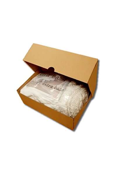 Gelincik Çeyiz Baza Eteği, Baza Fırfırı, Çift Kişilik 42x800