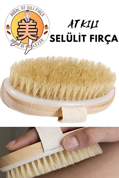 Modo Di Bellezza Doğal At Kılı Fırça Masaj Peeling Natural Vücut Fırçası
