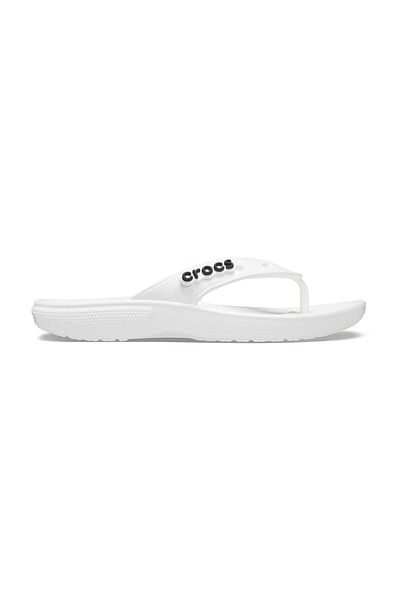 Crocs Класичні білі шльопанці фліп унісекс 207713100