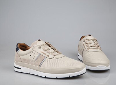 KOMCERO 4y2153 Чоловічі повсякденні черевики з натуральної шкіри, сірі