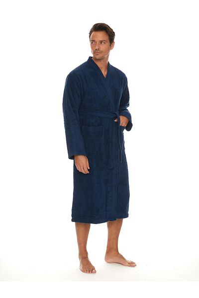 Homelover Halat de baie extra moale kimono din bumbac organic 100%.