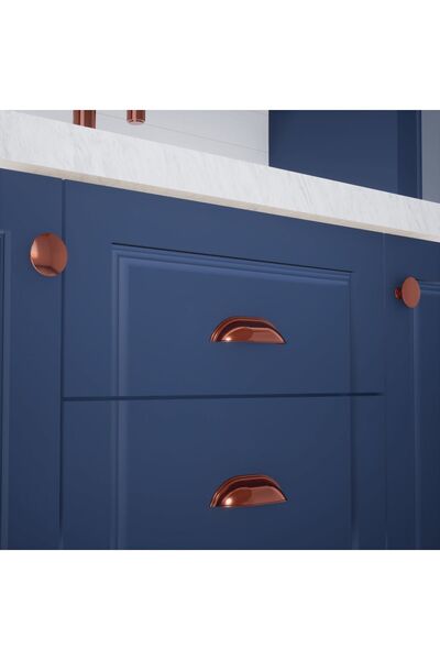 KOÇSAN Midye Rose 64 Mm Mâner Mobilier Bucătărie Country de Lux Mâner Sertar Dulap