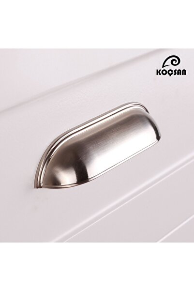 KOÇSAN Midye Inox 128 Mm Kulp Lüks Country Mutfak Mobilya Dolap Çekmece Kulpu