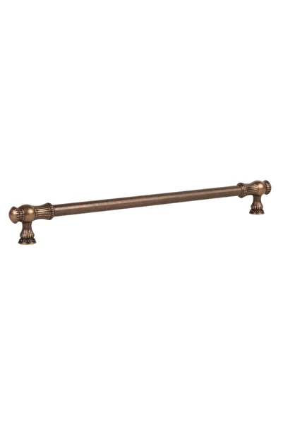 KOÇSAN Sehzade Antique Yellow 320 mm Handle Luxury Country Kitchen Furniture Cabinet Drawer Handle