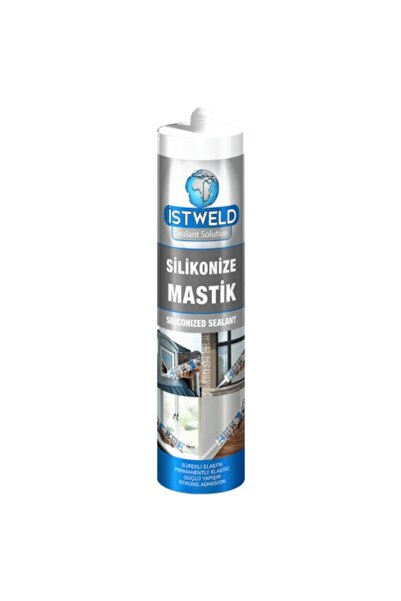 istweld Silikonize Mastik 450 gr Beyaz