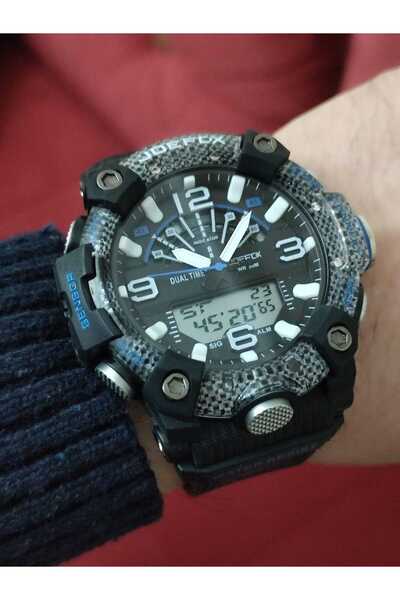 Joefox Men's Wristwatch Digital Analog Silicone Cord 1251