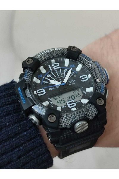 Joefox Men's Wristwatch Digital Analog Silicone Cord 1251
