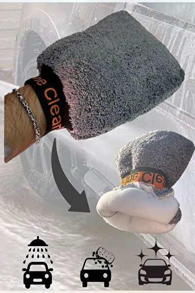 Fine Clean Profesyonel Araba Yıkama Kurulama Cila Eldiveni Mikrofiber Oto Bezi