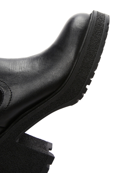 Derimod Black Leather Chelsea Boots - Women
