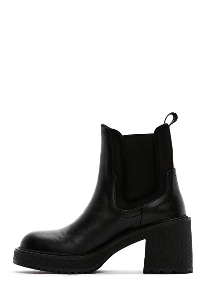 Derimod Black Leather Chelsea Boots - Women
