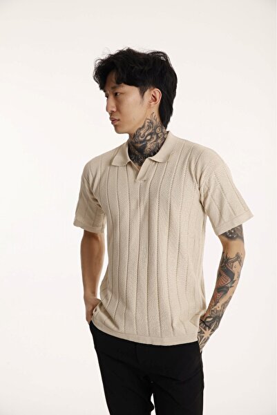 The Champ Clothing Ανδρικό μπλουζάκι Polo Neck Champ Knitwear