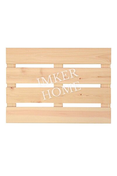 IMKER HOME Dekoratif Masif Ahşap Paspas Altlık Kapı Önü Paspası
