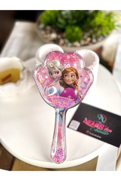 NEHİRDEN Elsa Frozen Simli Pullu Çocuk Tarağı