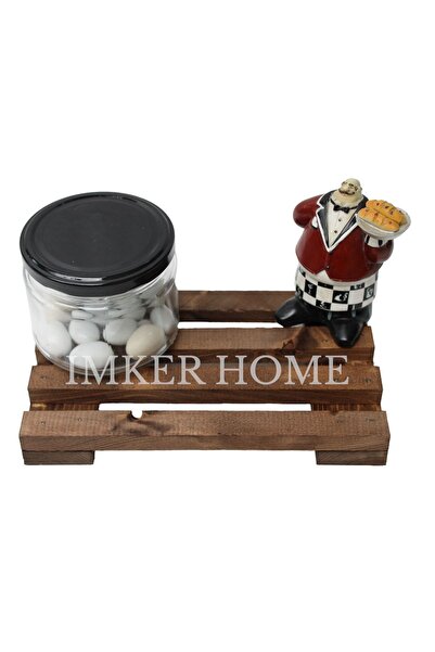 IMKER HOME Ahşap Mutfak Tezgah Üstü Raf Dolap Düzenleyici Altlık Stand Yağdan...