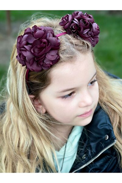 QUEEN AKSESUAR Noua tendință Design special Pompom de trandafiri Coroană de f...