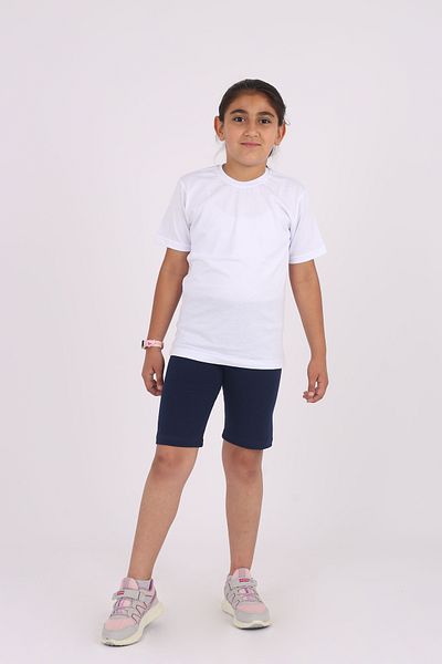 Çiggo Kids Colanți scurti de vară din bumbac și lycra de bază pentru copii