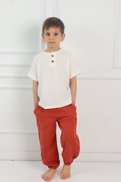 Cuckoo Cotton Muslin Kids Pants