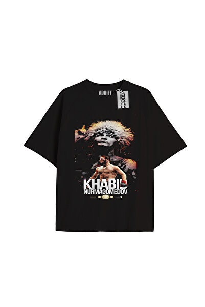 Adrift Kod Presss Unisex Siyah Champion Ufc Khabib Nurmagomedov T-shirt 310260tt
