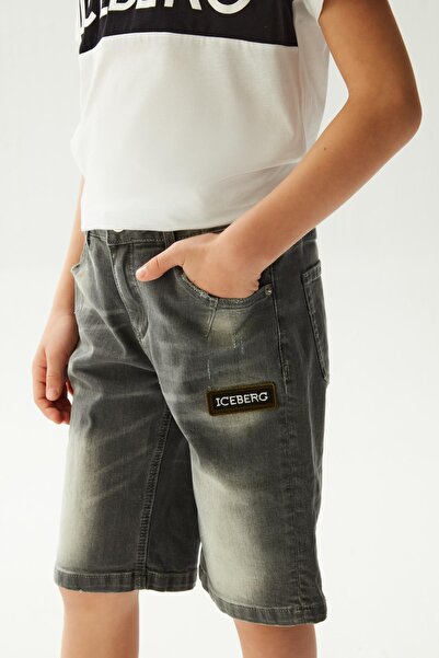 Iceberg Bg Store Boy's Black Shorts