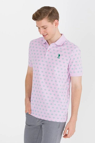 U.S. Polo Assn. Κρεμ ανδρικό μπλουζάκι