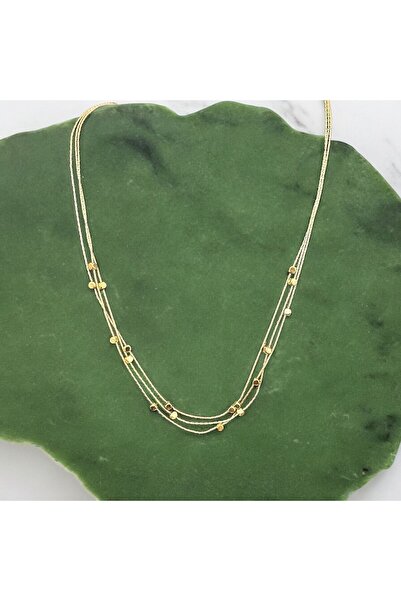 Gold toplu kolye