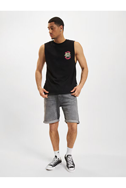 Jack & Jones Ανδρικό μπλουζάκι χωρίς μανίκια με στάμπα oversize - 12256261