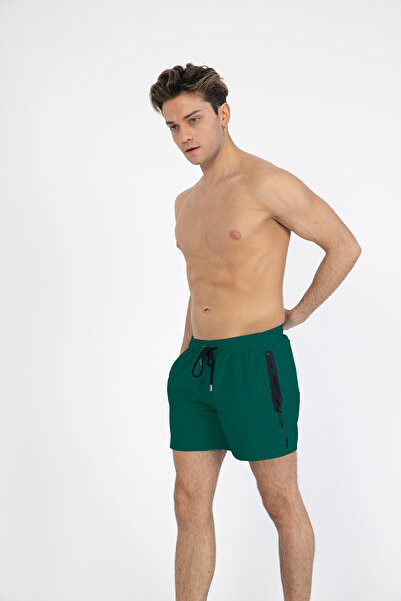 Miami Beach Hızlı Kuruyan likralı deniz şortu