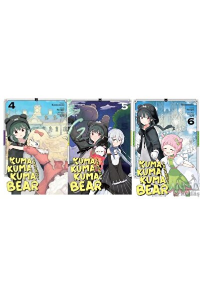 Kayıp Kıta Yayınları Kuma Kuma Kuma Bear 4-5-6 Manga Seti Çizgi Roman Yeni