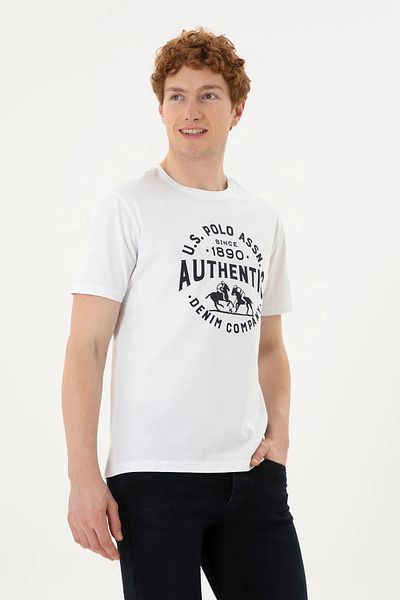 U.S. Polo Assn. ΒΑΣΗ. POLO ΑΝΔΡΙΚΟ O ΛΑΙΜΟΣ ΚΑΝΟΝΕΣ ΕΦΑΡΜΟΓΗ ΤΥΠΩΜΕΝΟ T-SHIRT G081GL011.000. 1827193   EVLET