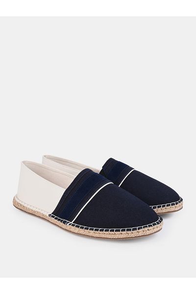 Styli Faux Suede Colorblock Espadrille