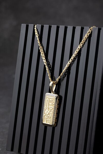 Cenova Jewelry 14 Ayar Altın Şans Kolye Ucu