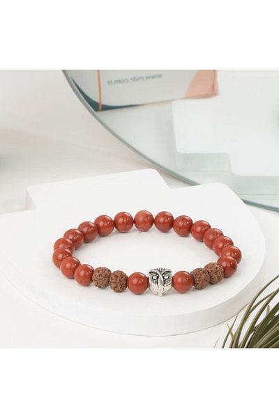 Mitr Red Jasper Natural Stone Bracelet
