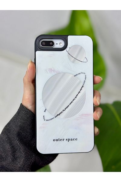 Go Aksesuar حافظة موديل مرآة متوافقة مع هاتف iPhone 6 PLUS - 6S PLUS - 7 Plus - 8 Plus
