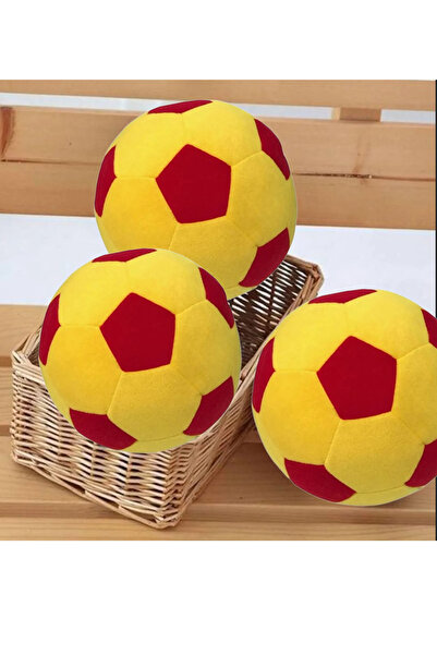 Hediye Nest Sarı Kırmızı Taraftar Peluş Top 65cm