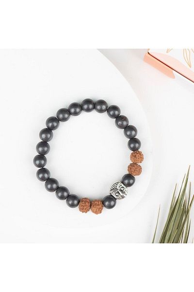 Mitr Pyrite Chakra Balancing Natural Stone Bracelet