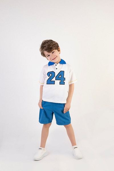 Harika KIDS Boy's Gabardine Collar Shorts - Set of 2