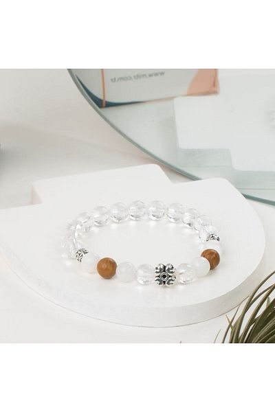 Mitr Cancer Zodiac Natural Stone Bracelet