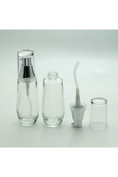 D&B YOL Losyon Ve Krem Şişesi 30 ml (2 ADET) (TEKRAR DOLDURULABİLİR) Boş Şeff...