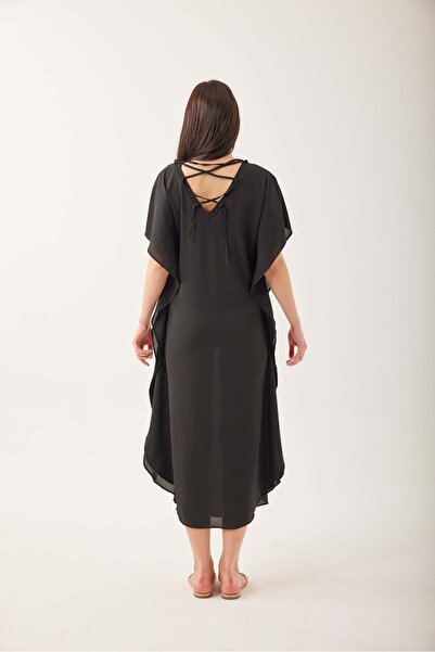 MY NEFTİ Black String Pareo