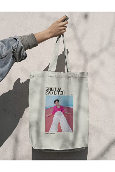 redame HarryStylesSpiritualBadBitchUnisexTote Bag